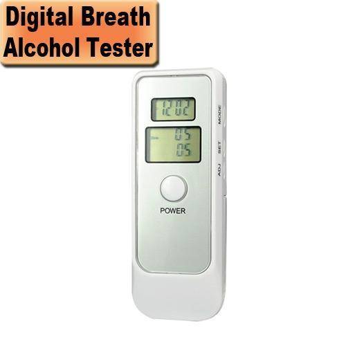 Breathalysers 5 in 1 Digital LCD Breath Alcohol Tester Breathalyzer
