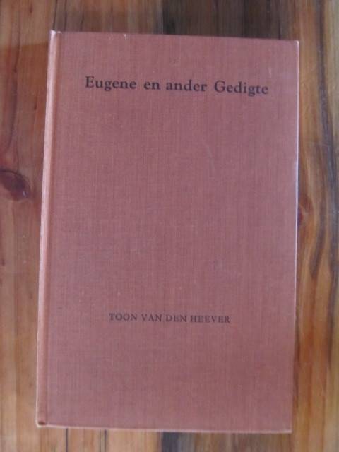 Poetry Toon van den Heever Eugene en ander Gedigte for sale in