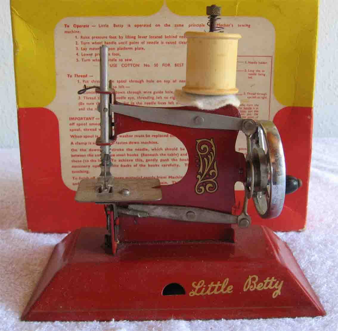 Other Collectable Toys "LITTLE BETTY" CHILDS SEWING MACHINE. was sold