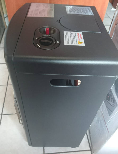 Heaters Salton 3 Panel Gas Heater with Infrared Energy Saving Ceramic