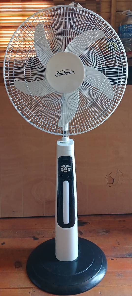 Fans Goldair 40cm Rechargeable Pedestal Fan (Display Unit Please Read) was sold for R602.00