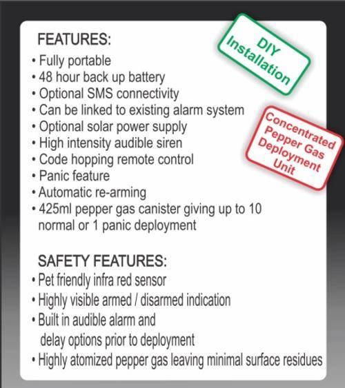 Alarm Systems CHOKE DIY Pepper spray alarm system. Keep your