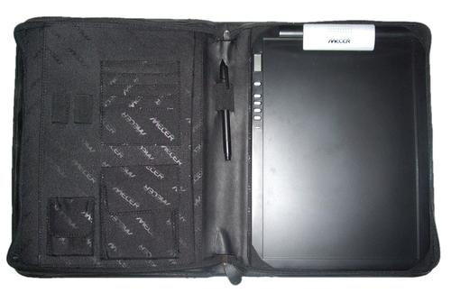  Mecer DigiMemo A402 - Portable Digital Tablet Notepad with USB - Size A4 (21 x 27.9 cm)   Information:      Includes Mecer PF200 Deluxe Zip Portfolio for Select ACECAD DigiMemo worth R350 (Minimal Wear - Slight Small Torn Spot on Front)     Includes Mecer A402 DigiMemo in Perfect Working Condition + Working Battery     Includes Notepad with at Least 3/4 Paper Remaining     Includes Tablet Pen, USB + Mini USB Cable, Manual and Quick Guide     Includes Link to Software Manager (http://www.acecad.com.tw/index.php/downloads/digimemo-software-for-windows - Compatible with Windows XP, 7 and 8)  Mecer Digital Notepad Details      Digitally capture & store everything you write with ink on ordinary paper.     The DigiMemo A402/A502 is a stand-alone device with storage capability that digitally captures and stores everything you write or draw with ink on ordinary paper, without the use of a computer and special paper.     Then you can easily view, edit, organize and share your handwritten notes in Windows.     When connected to a PC, the DigiMemo A402 offers an on-line writing function which can instantly synchronize your writing on the paper with the digital page in its software in Windows.     It also is a USB tablet device in Windows.     Write on Paper, Organize in PC, Send via e-Mail  Take Notes      Place any ordinary paper or notepad on the digital pad.     Write on the paper with the digital inking pen.     The digital pad digitally records anything you write in its built-in storage device or an optional SD card (A402) / CF card (A502) in real time.     One page you write is stored as one digital page.  Connect to the PC      Connect the digital pad to your PC by an USB port.  Organize Your Notes      With its DigiMemo Manager software, you can easily view, edit and organize your digital pages in Windows.     Save any digital pages you arbitrarily select as a book file (e-Book).     With the A402 you also can use the on-line writing function which can instantly synchronize your writing on the paper with the digital page in its software.  Send via e-Mail      Share your notes with others via e-Mail.