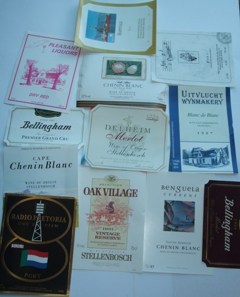 Bulk lot many alot wine drink constantia franchhoek label labels printing muskadel 1993 1995 1996 1997 1992 1991 1989 1900 print signature name brand good quality fine red white sweet semi sweet champane bar lounge drink drinking gift present antique port kwv dry type simonsvlei kanonkop drosdy nederburg connoisseur tasting tasty paring saint anna well known famous famouse light alcohol fathersday dad grandad father grandfather husband boyfriend birthday christmas valentines day holiday collect collection collector edition special closing soon must have bid buy now sale bargain low price cheap wacky wednesday crazy tuesday R1 snap friday weekend auction wow amazing beautiful elegant business office boss secretary wynland vlei antique collectables port KWV Muskadel unusual limited stock