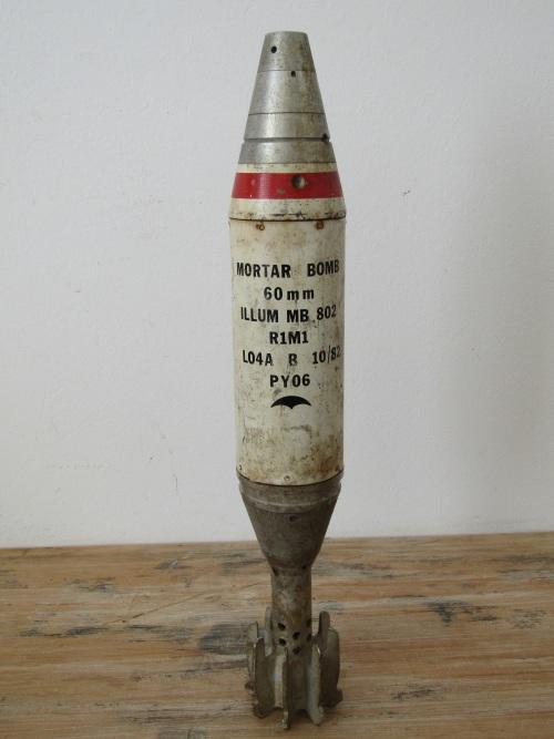 Other Militaria - Original old SADF military 60mm Mortar Bomb ...