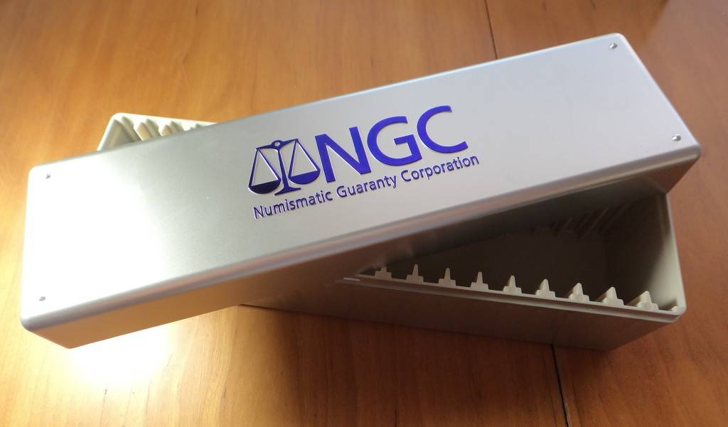 Coin Holders & Pockets Two NGC Slabbed Coin Storing Boxes (As New