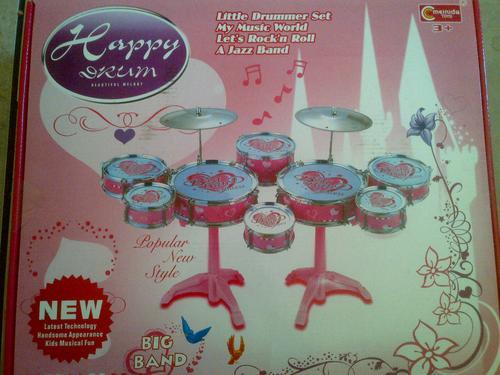 girls pink princess band drum set educational toys gifts music