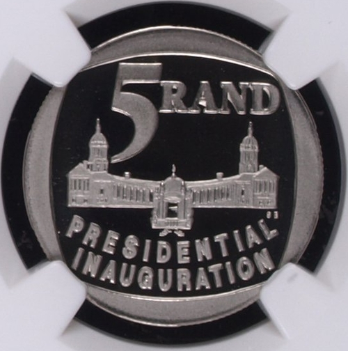 1994 South Africa Presidential Inauguration PF 69 Ultra Cameo