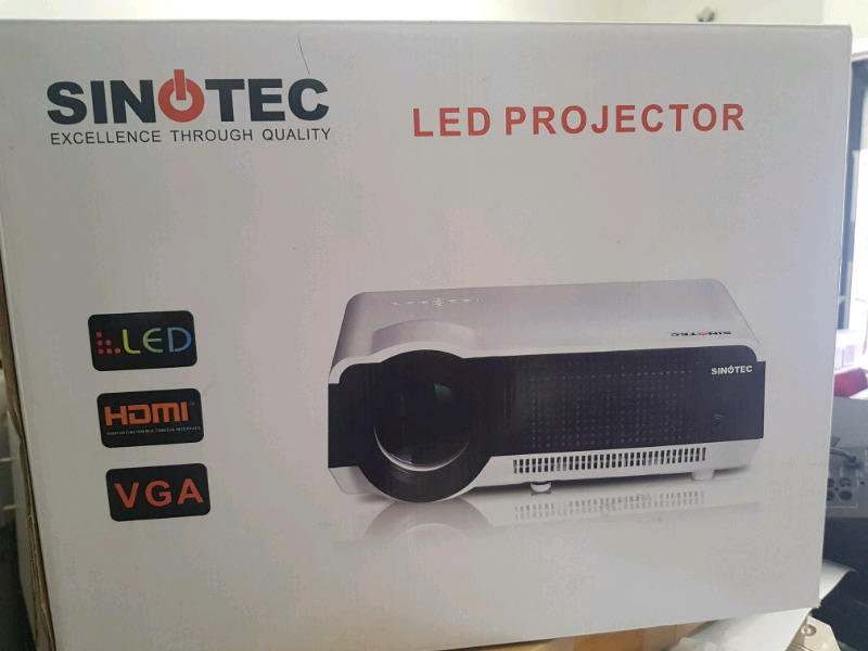 Projectors - --BRAND NEW BOXED-- SINOTEC SPJ-86C LED PROJECTOR WITH ...