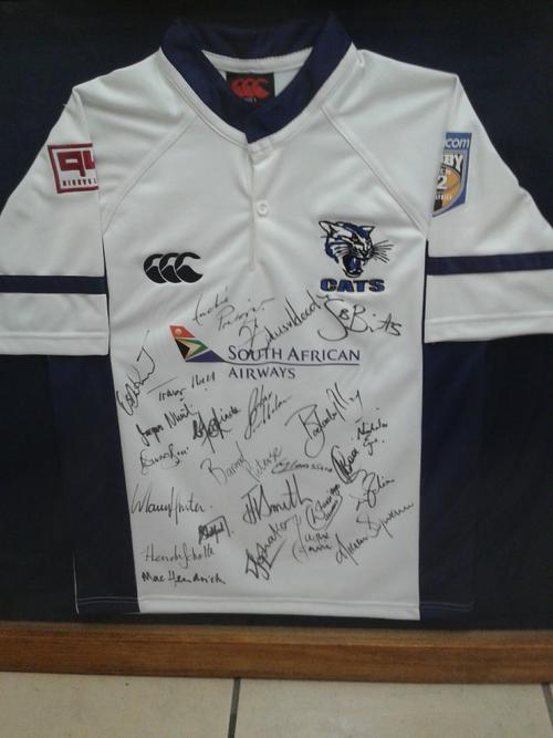 SIGNED CATS JERSEY