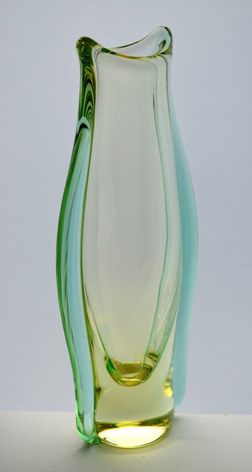 Studio Glass - * MOST ELEGANT CZECH ART GLASS VASE, DESIGNED BY PROF ...