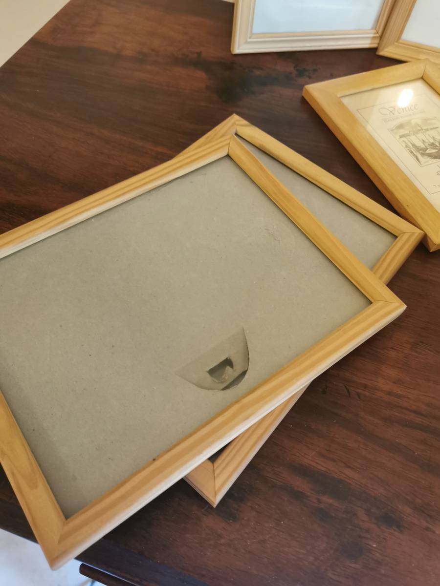 Photo Frames Selection of x13 Wooden Photo Frames with Glass for sale