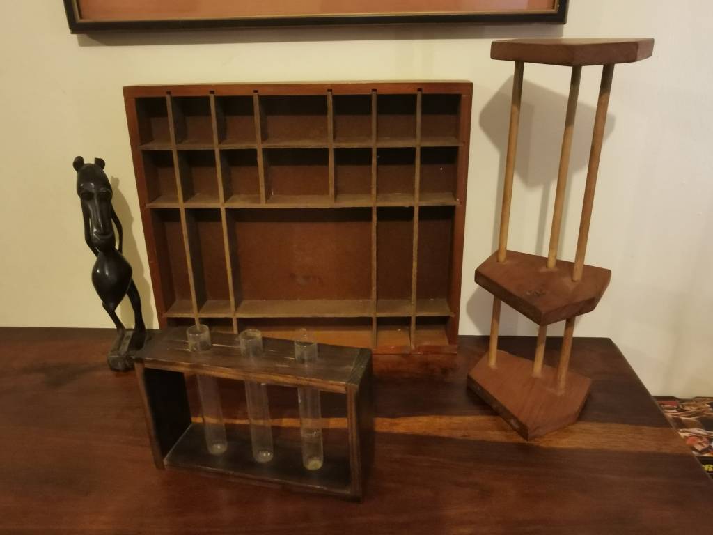 Wooden Awesome Selection of Wooden Household Items was sold for 25.00