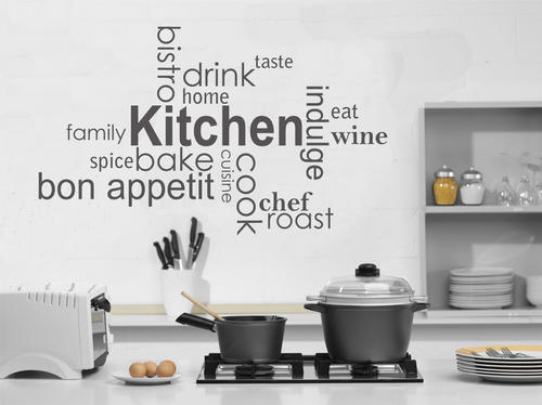 Kitchen Vinyl Wall Art tasty kitchen vinyl wall art words decal sticker home decor check out my other designs