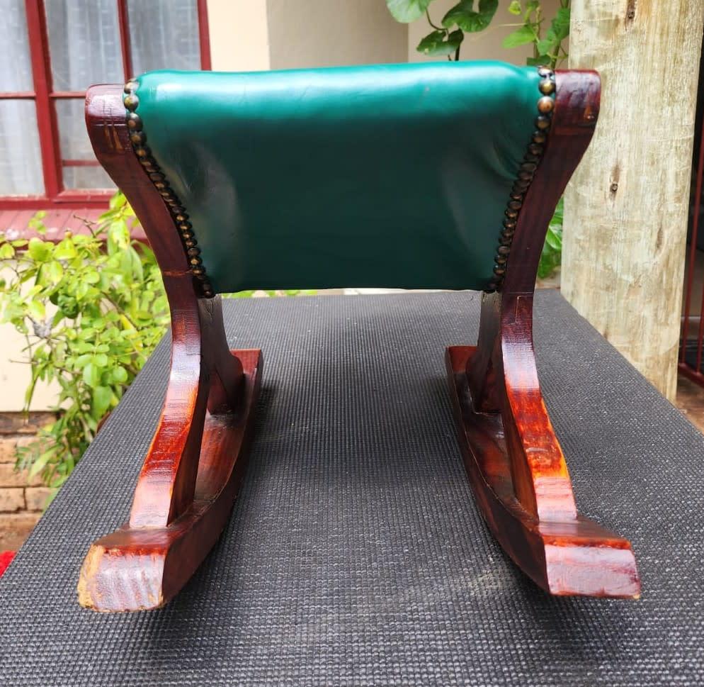 Chairs, Stools & Footstools - ANTIQUE X BASE ROCKING FOOT GOUT STOOL ...