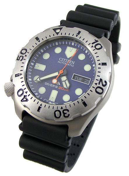 citizen promaster titanium diver watch