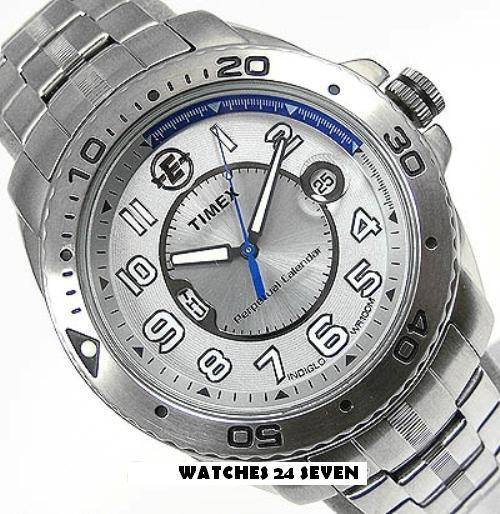 Men s Watches R2599 00 TIMEX PERPETUAL CALENDAR INDIGLO 100MT 