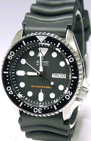 seiko automatic diver watch skx009k2