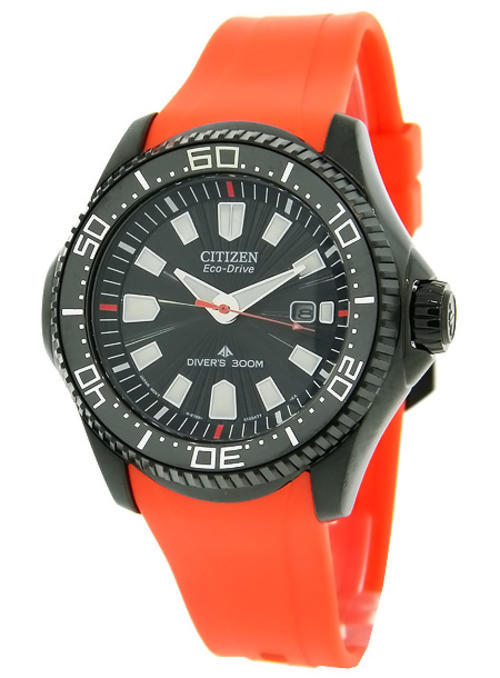 citizen orange dive watch