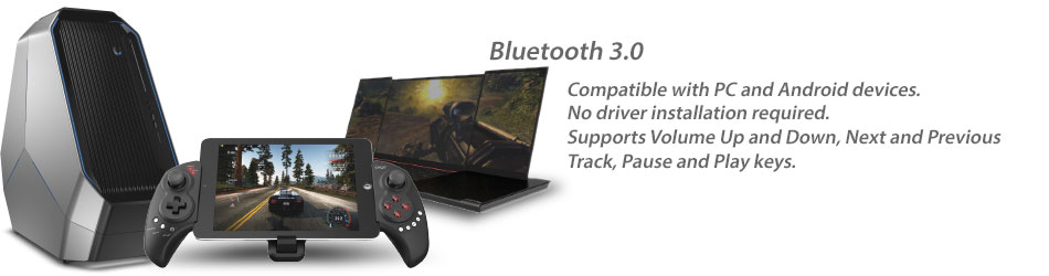 ipega PG-9023 Telescopic Bluetooth Gamepad Controller for Android Mobile Devices and PC - Bluetooth