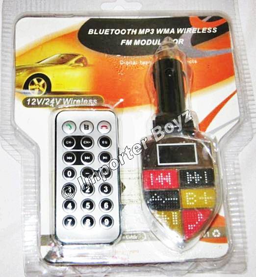 Other Gadgets BLUETOOTH CAR MP3 PLAYER WMA WIRELESS FM MODULATOR was