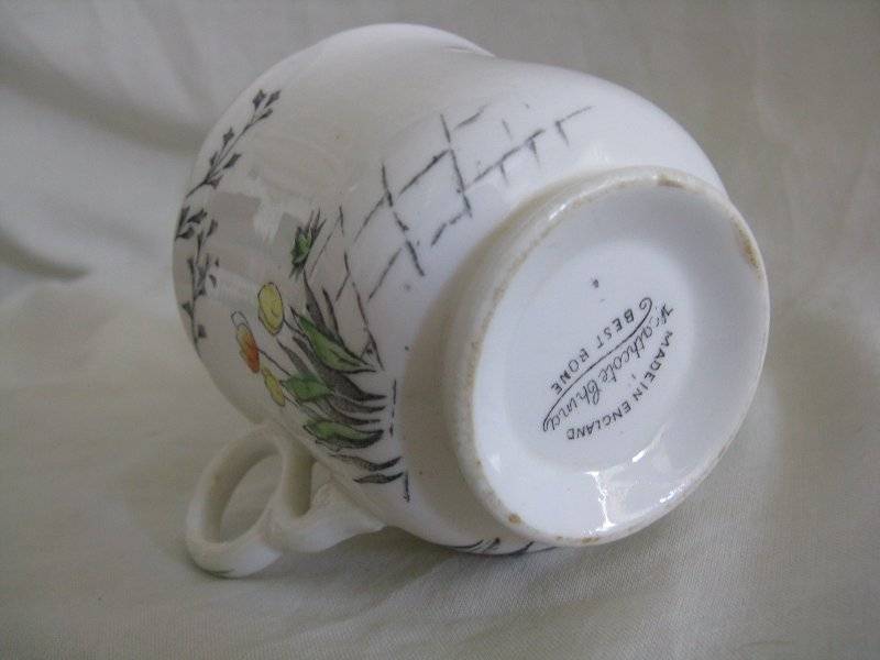 English Porcelain MADE IN ENGLAND BEST BONE HEATHCOTE CHINA COMBO. 2