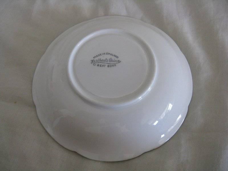English Porcelain MADE IN ENGLAND BEST BONE HEATHCOTE CHINA COMBO. 2