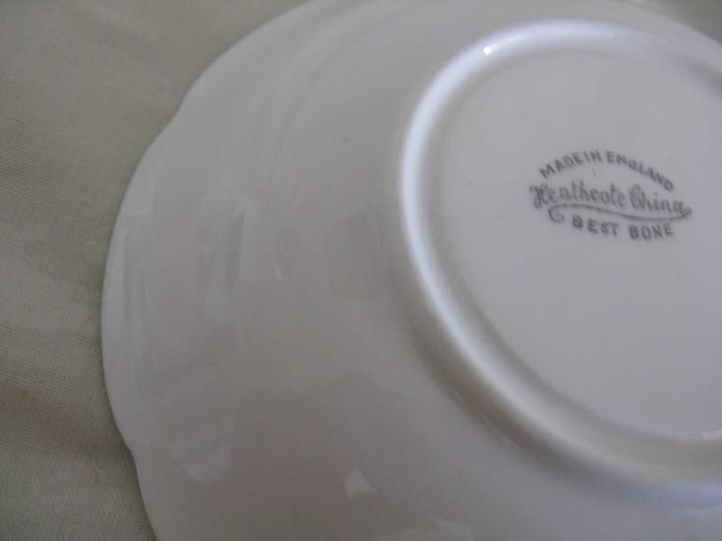 English Porcelain MADE IN ENGLAND BEST BONE HEATHCOTE CHINA COMBO. 2