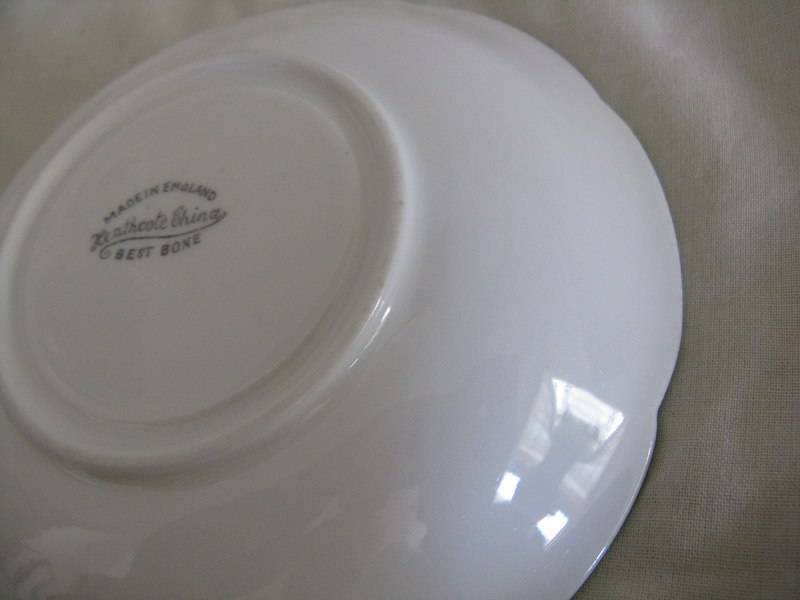 English Porcelain MADE IN ENGLAND BEST BONE HEATHCOTE CHINA COMBO. 2