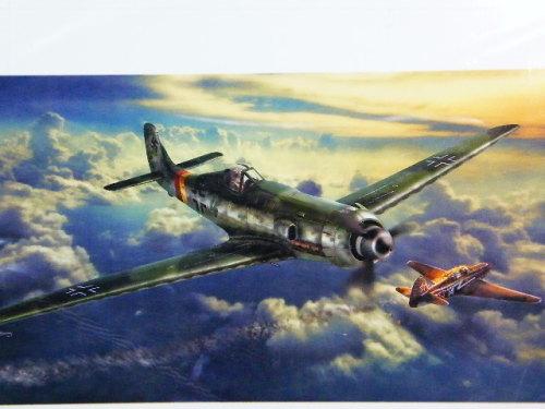 Photos - Dan Zoernig aviation print of WW2 Russian and German fighting ...