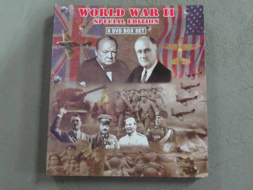 World War II special edition 8 DVD box set 26X30cm