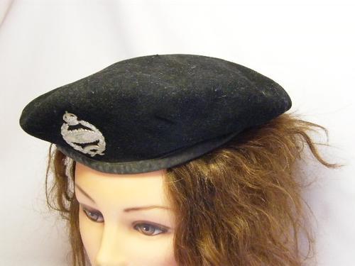 Uniforms - British WW2 Tank Corps Black Beret with badge - Kangol wear ...