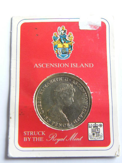 1984 Ascension Island Royal visit crown