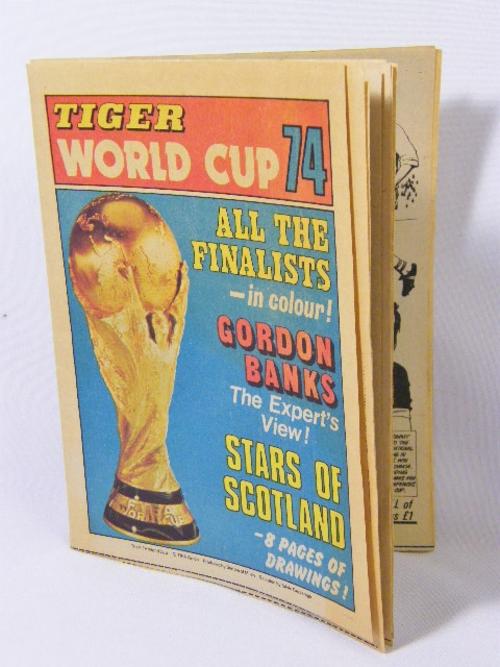 World cup 1974 Tiger booklet - as per photo