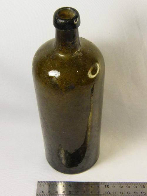 Bottles Antique Saxlehner bitterquelle `Hunyadi Janos` bitters glass
