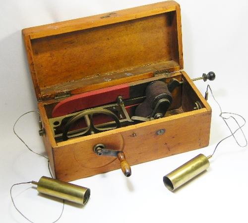 Unieke Antieke - Victorian electric shock therapy machine - as per
