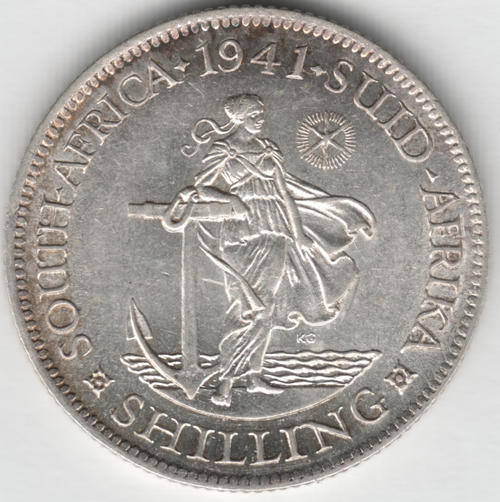 1941 SAU shilling - uncirculated - as per photo