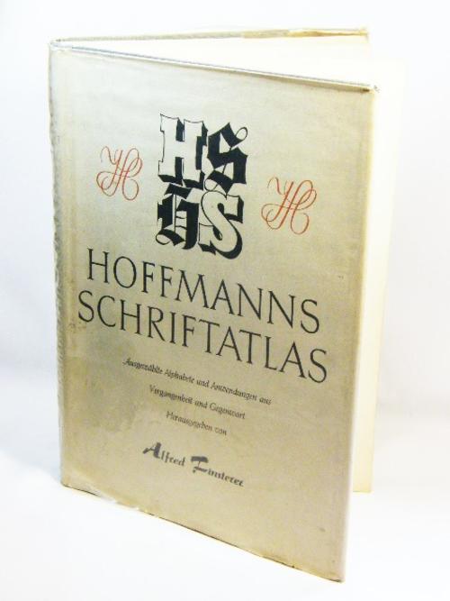 1952 Issue of Hoffmanns SchriftAtlas by Alfred Finsterer - as per photo