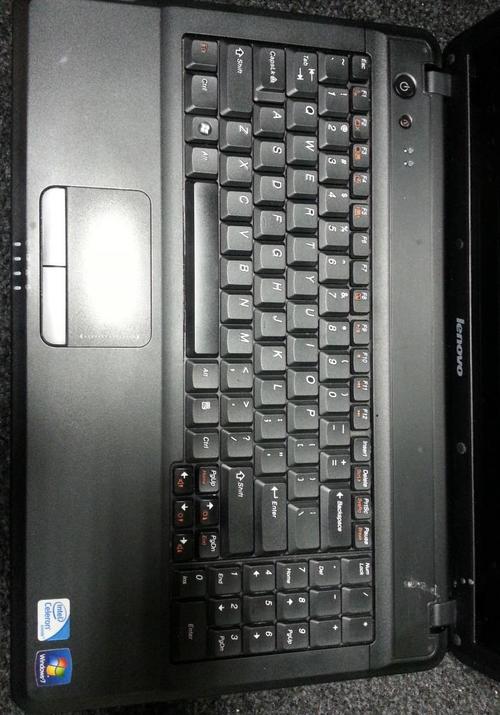 Lenovo G550 keyboard view