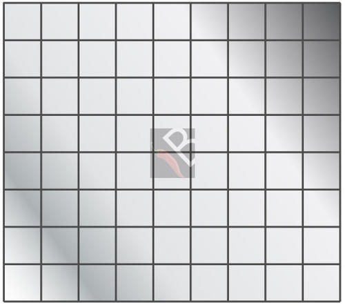 Glass & Mosaic Tiles - Mosaic Mirror - 10x10mm - 81 pieces was sold for