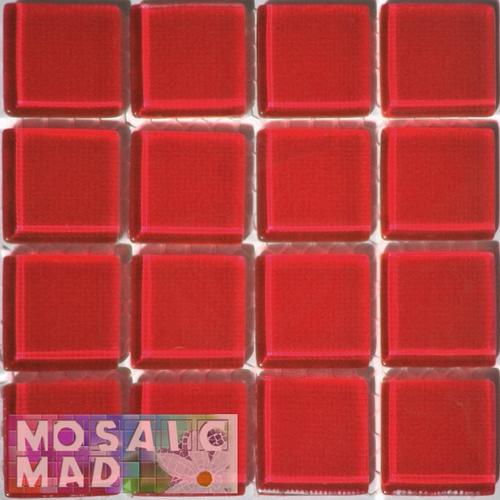 cardinal red, red, mosaic tiles, glass tiles, mosaic, tile, crystal, glass