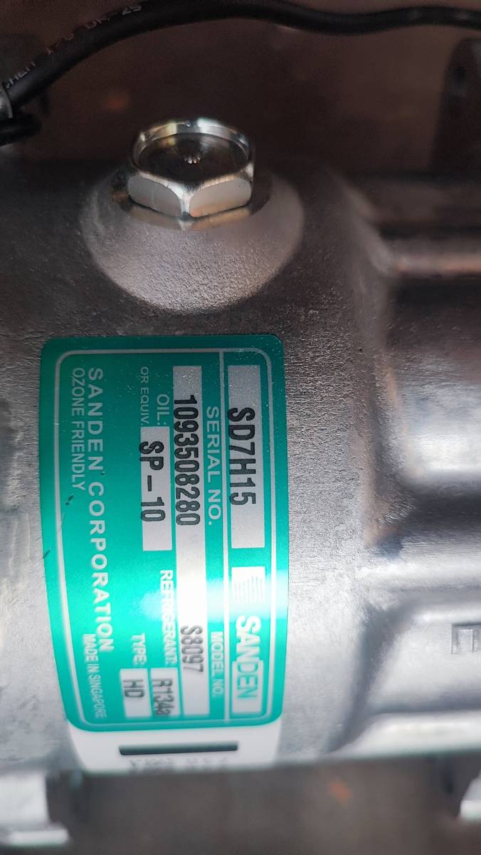 Compressors & Clutches - Sanden sd7h15 aircon compressor was sold for ...