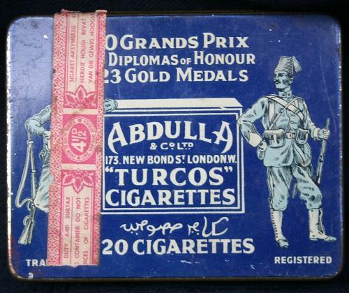 Abdulla Cigarette Rare Tin