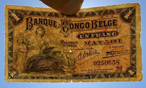Congo Belge - Belgian Congo 1 Franc