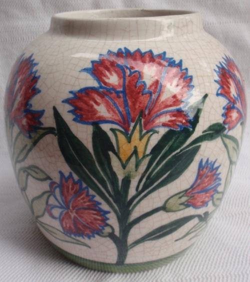 Porcelain & Ceramic - BEAUTIFUL HAND PAINTED VASE - SIGNED ON BOTTOM 'A ...