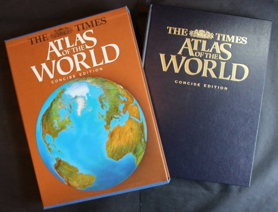 Atlases - The Times Atlas of the World, Concise - 7th Edition 1997 for