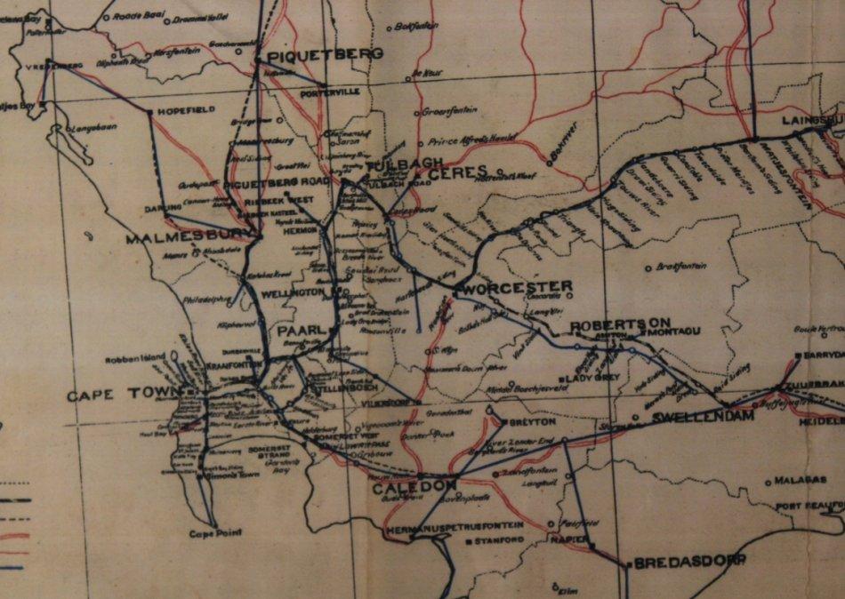 Maps - Map of Cape Colony 1901 Wall Map, Reproduction Print was listed ...