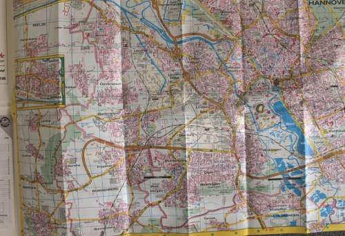 Maps - Stadtplan Hannover by Falk Plan Folded Map 1996 for sale in Cape ...
