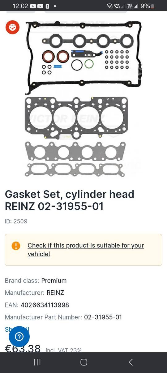 Engine Gaskets NEW SEALED Audi / VW Engine Cylinder Head Gasket Set for sale in Pretoria