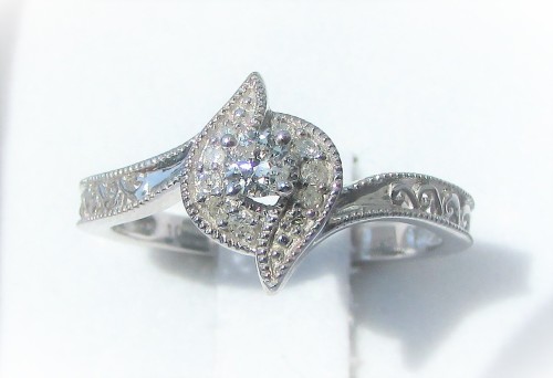  Engagement  Rings  DESIGNER PIECE R20412 SWIRL 